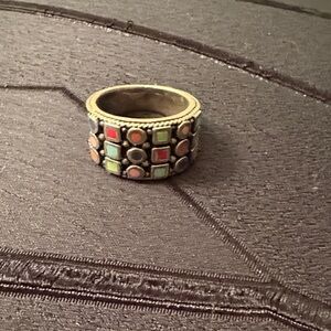 Multicolor Mosaic Ring
